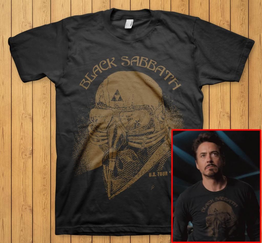 Black Sabbath Iron Man Black T Shirt