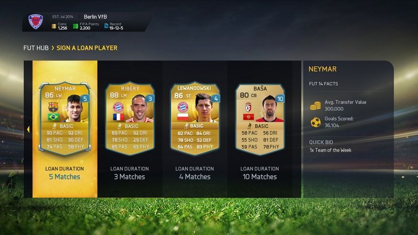 Take A loan player in FIFA 15 with EASFCC or FUT 15 Coins © nobaldhairfiber fifa 15 android coins