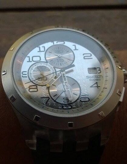 Đồng hồ Swatch Swiss , 6 kim chronograph , automatic , hàng khủng giá tốt - 3
