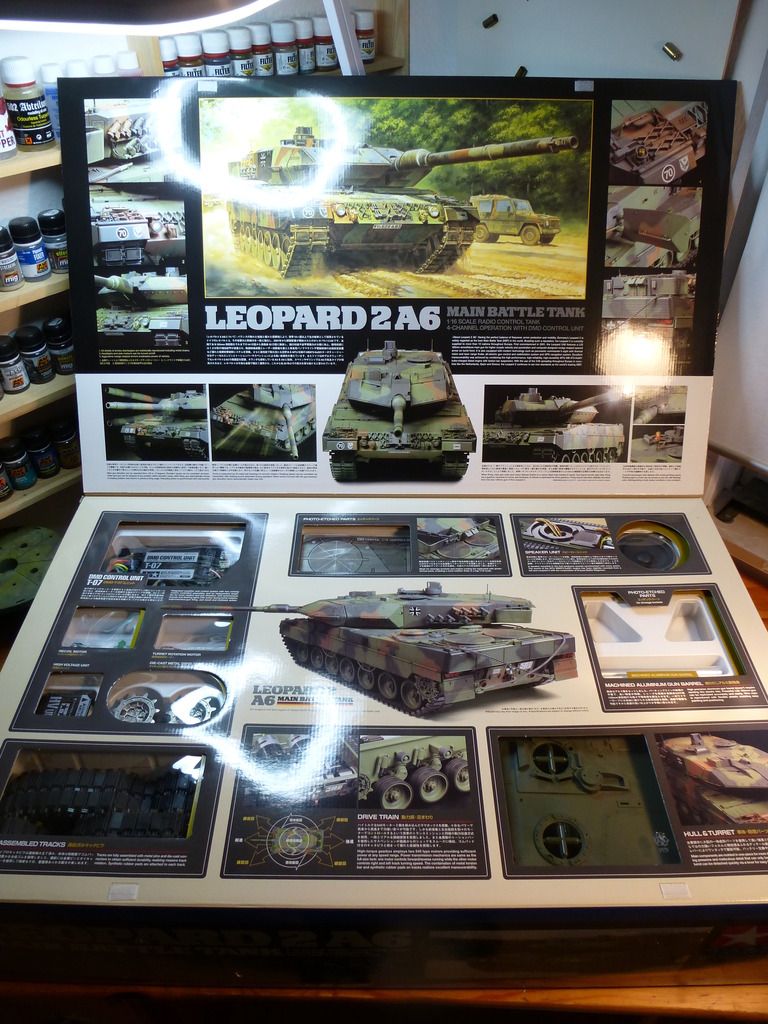 Tamiya 1/16 Leopard 2A6 RC Full Option with tuning Tamiya 1/16 Leopard 2A6 RC Full Option with tuning