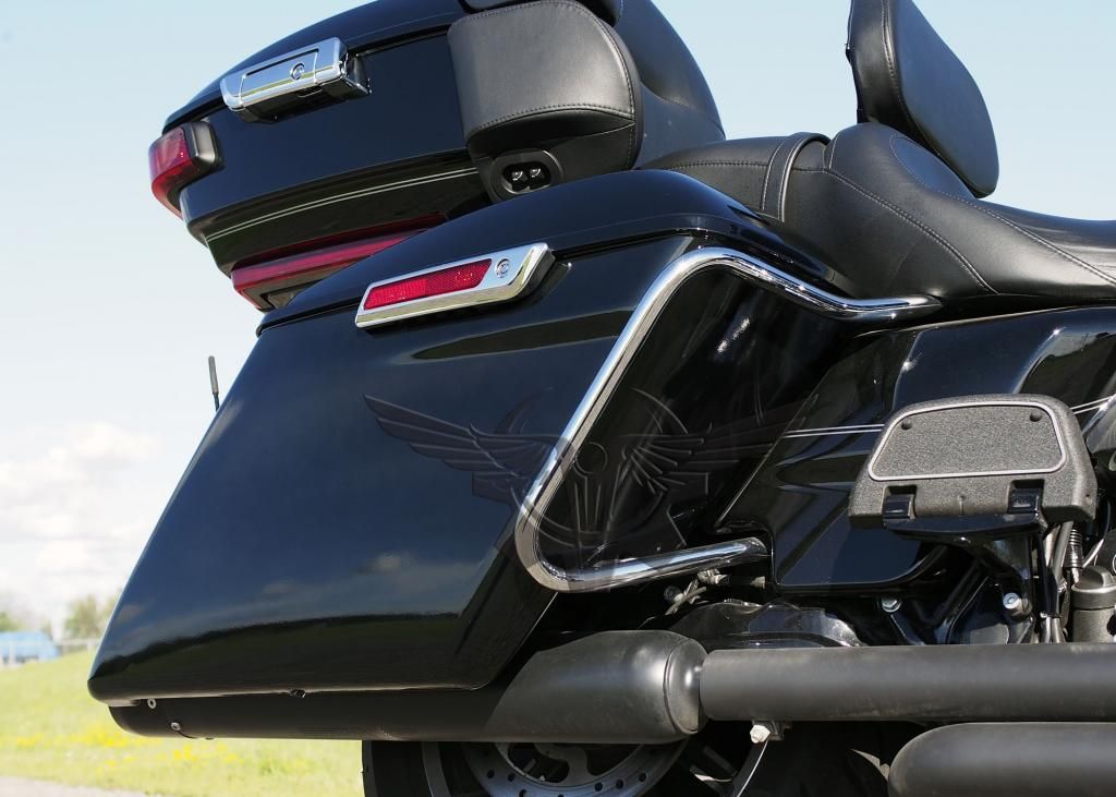 2014 2016 4.5" Stretched Hard Saddlebags Extended Harley Saddle Bags